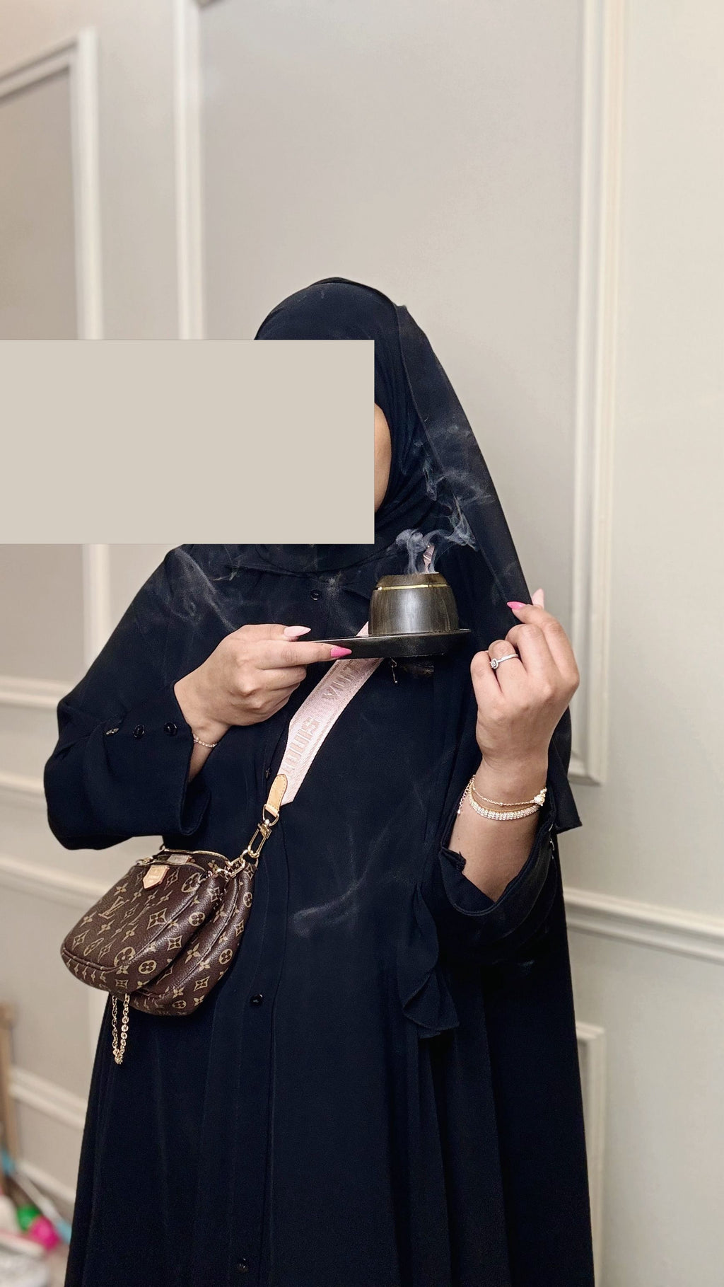 عبايه تربل كلوش